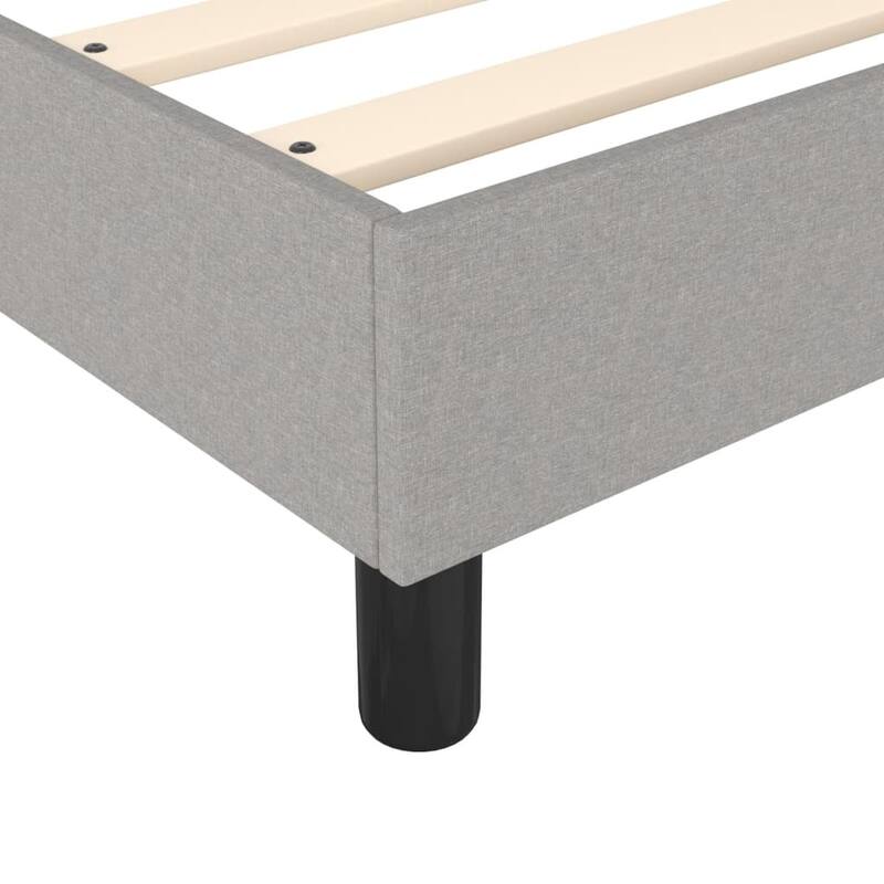 vidaXL Bed Frame Box Spring Platform Bed Base Frame Mattress Foundation Fabric