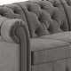 preview thumbnail 20 of 36, Knightsbridge Grey Extra Long Chesterfield Sofa by iNSPIRE Q Artisan