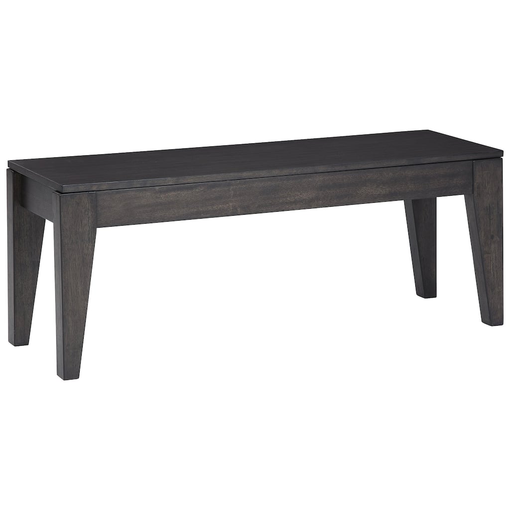 Trishcott Contemporary Storage Bench, Dark Brown