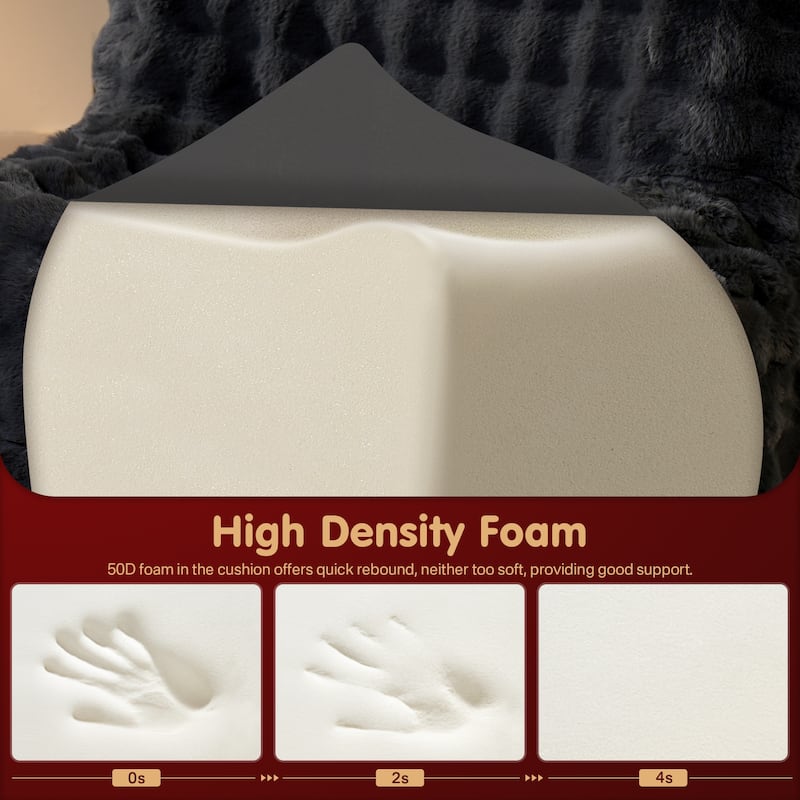 OVIOS Cloud-Like Plush Bean Bag Chair (Reinforced Pile Edition)