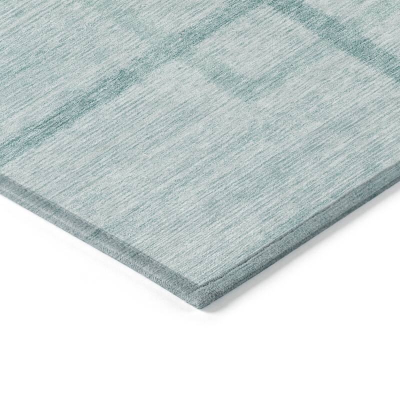 HomeRoots Geometric Transitional Rectangle Outdoor Rug
