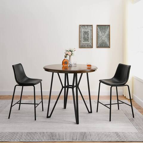 Counter Height Bar Stools Set of 2