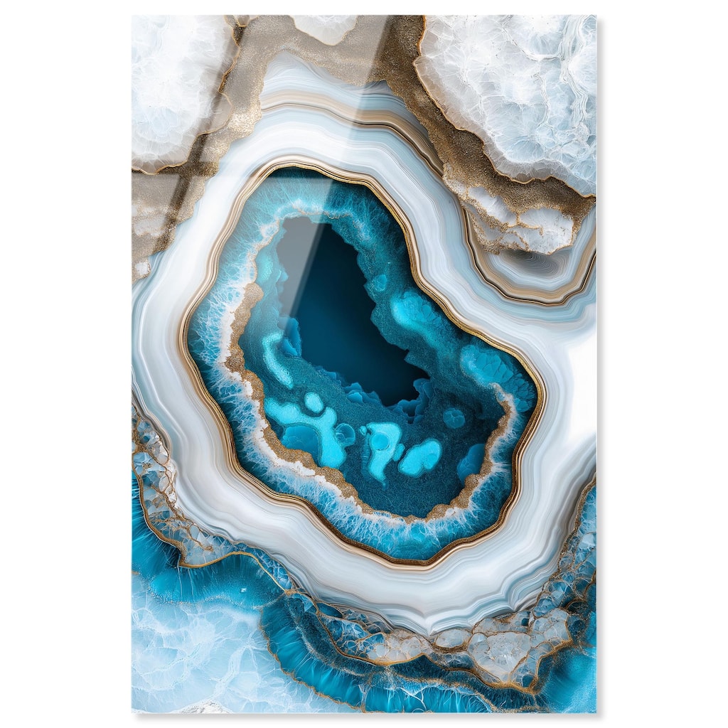 Gilded Geode Eye III Acrylic by Art Remedy, Ready to Hang