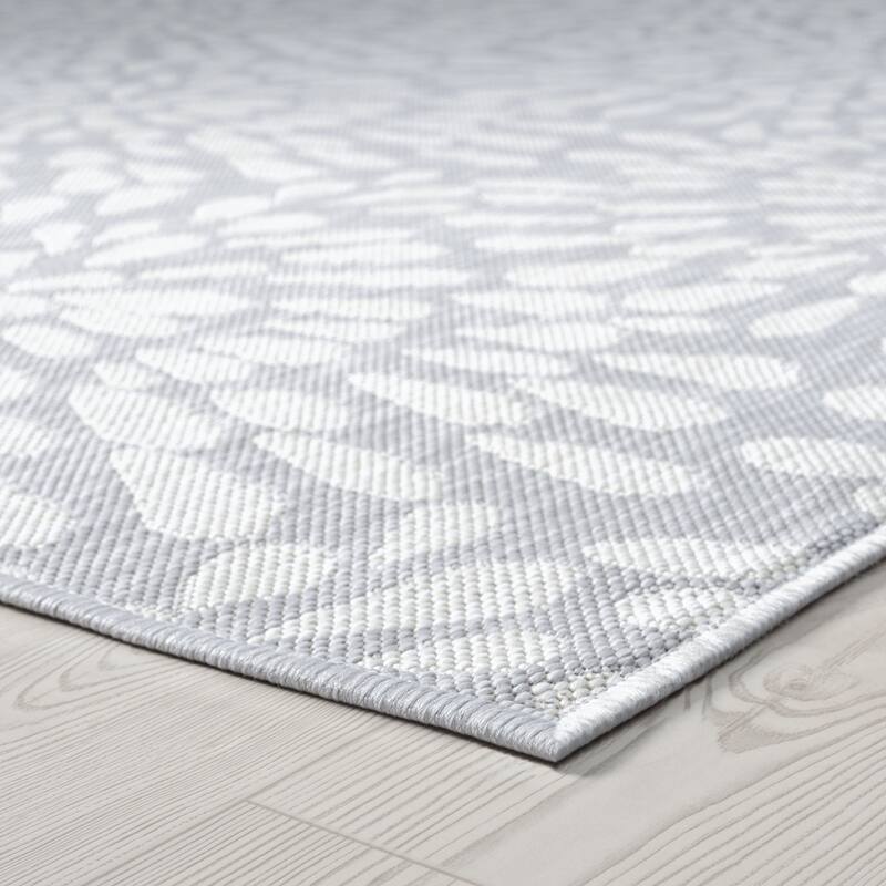 Exo Coastal Floral Indoor/Outdoor Area Rug