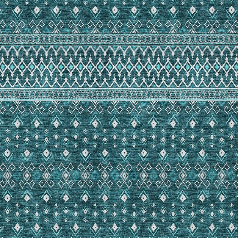 HomeRoots Tribal Transitional Rectangle Outdoor Rug