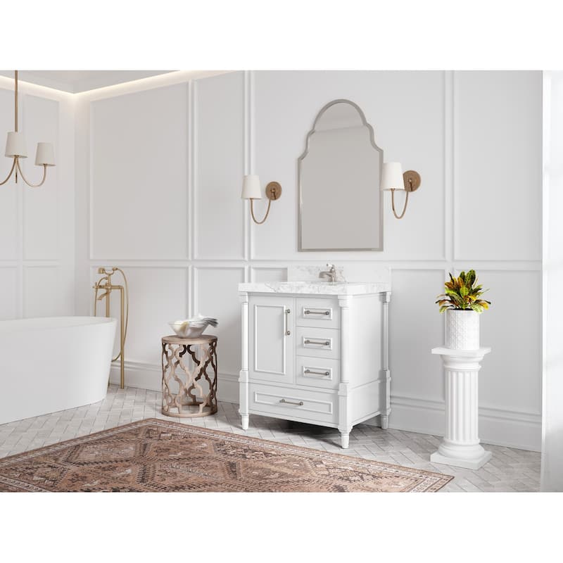 Willow Collections 30 in. W x 22 in. D Aberdeen Single Sink Bathroom Vanity with Countertop