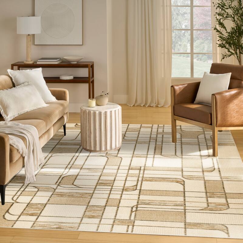 Nourison Nordic Indoor only Abstract Area Rug