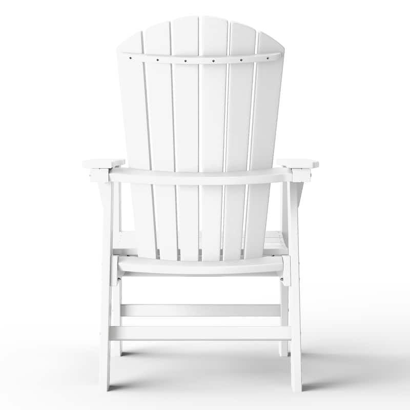 Altura Hdpe All Weather Outdoor Patio Adirondack Dining Chair