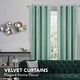 preview thumbnail 75 of 85, Deconovo Velvet Blackout Curtains, 2 Panels, Thermal Insulated