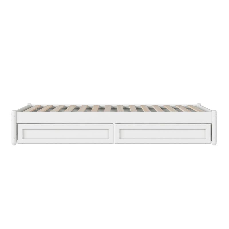 Barcelona Panel Platform Bed with Storage Drawers
