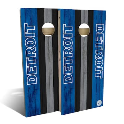 Detroit Football Outdoor Cornhole Board Set