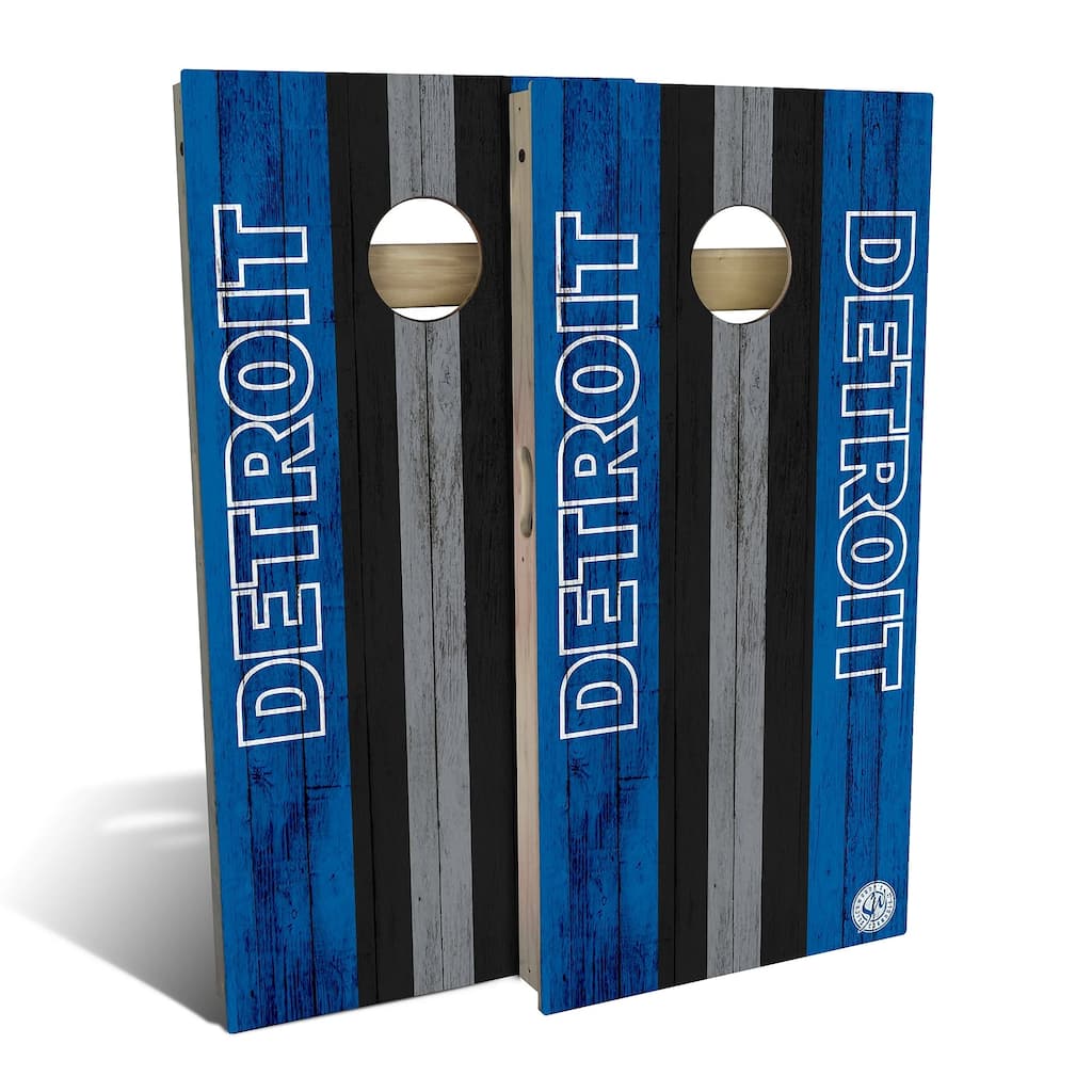 Detroit Football Outdoor Cornhole Board Set