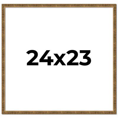 24x23 Frame Gold Kingsley Distressed Solid Wood Picture Frame Width
