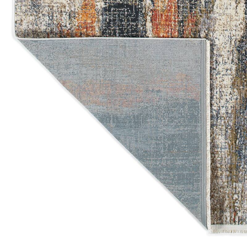 Artundra Multi Colored Machine Made Flatweave Indoor Area Rug