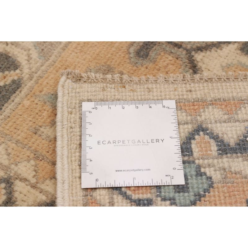 ECARPETGALLERY Hand-knotted Finest Ghazni Copper, Green Wool Rug - 6'8 x 9'2