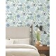 preview thumbnail 3 of 5, York Wallcoverings Artistic Bouquet Alpine and Leaf Wallpaper