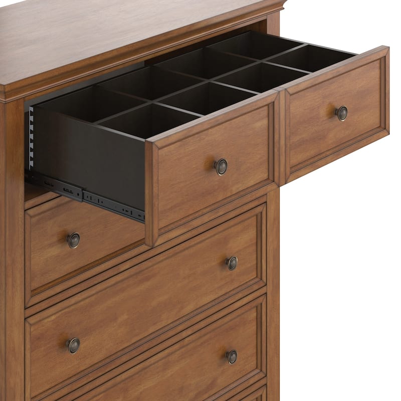 Ediline 5-Drawer Wood Modular Storage Chest by iNSPIRE Q Classic