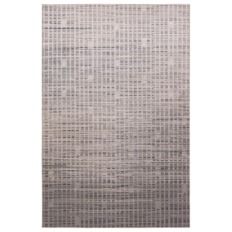 Hegra Striped Gray/Cream Rug