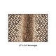preview thumbnail 72 of 123, Better Trends 100% Micro Polyester Knitted Bathroom Rugs - Casablanca Collection with Chevron Pattern, Machine Washable Bath Mat