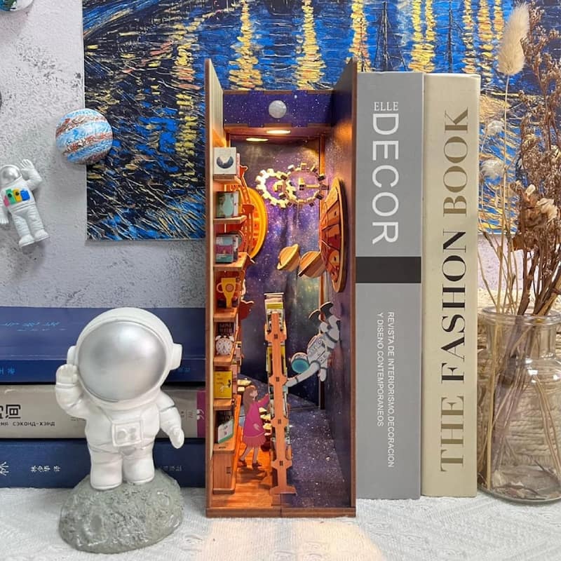 DIY 3D Book Nook Kit - Interstellar 247pcs - Multi-Color
