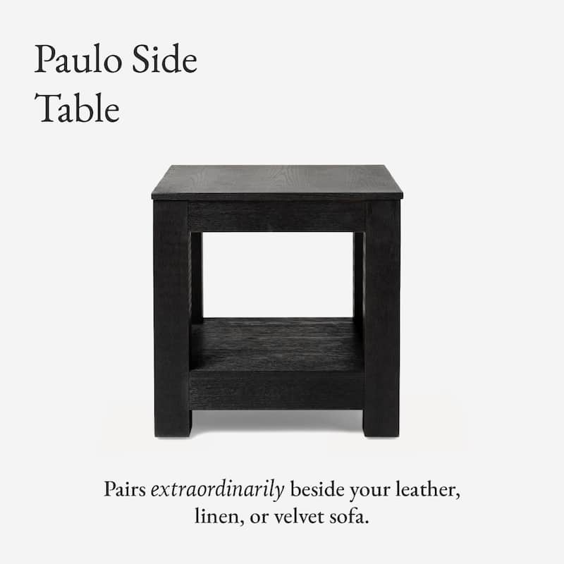 Maven Lane Paulo Wooden Side Table