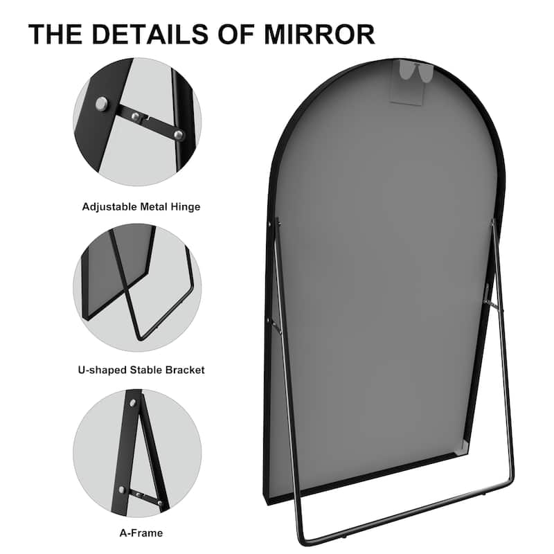 Arched Mirror Modern Full-length Mirror Floor Mirror - 67*40