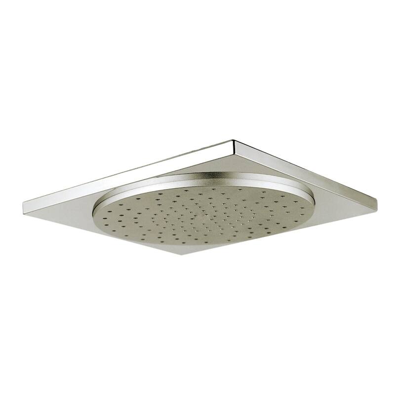 Claremont Brushed Nickel Showerhead - Polished Nickel