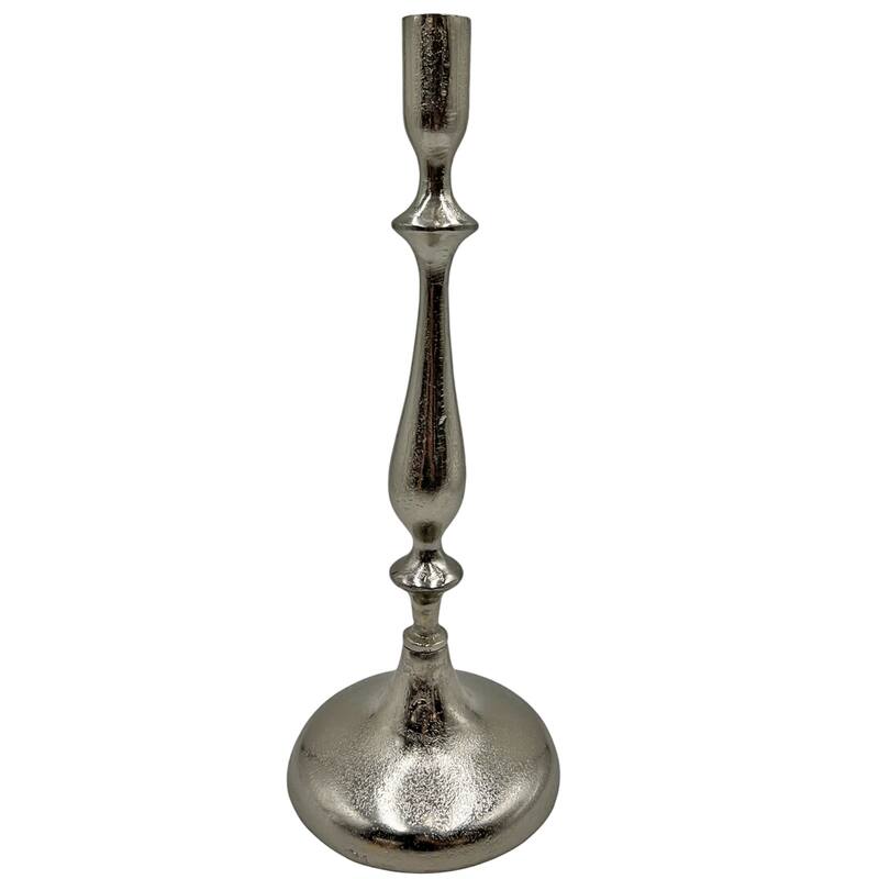 20 Inch Decorative Handmade Aluminum Modern Artistic Candle holder Set of 2 - 6 x 6 x 19.5 in