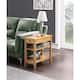 Copper Grove Aubrieta1 Drawer Chairside End Table with Shelves