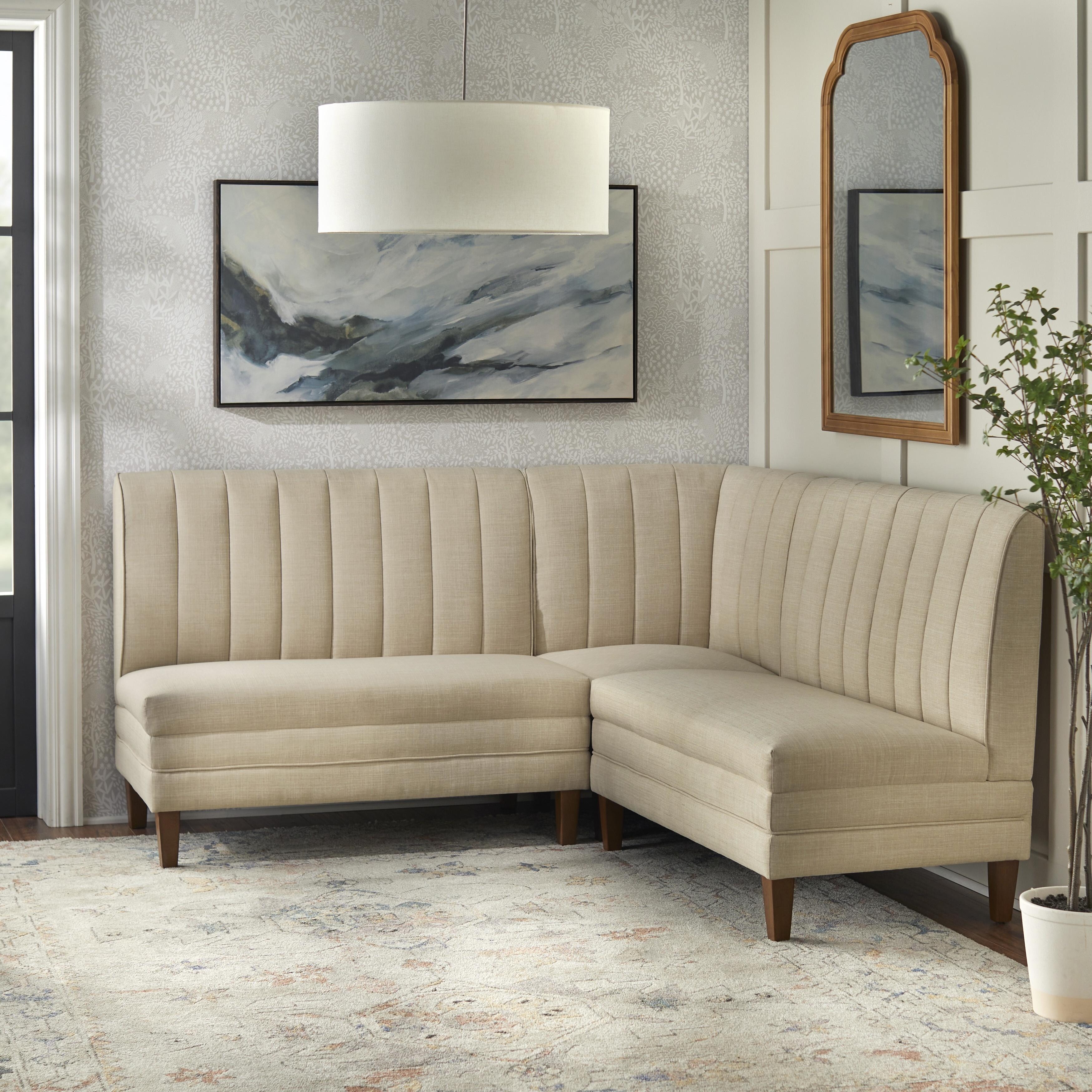 Josie L-shaped Backless Breakfast Nook Bench