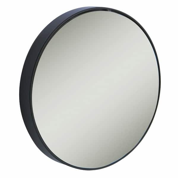 15X Maginifying Spot Small Round Mirror - gray - 4.5 in. x 1 in. x