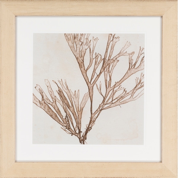 Brown and Gray Square Wall Art 24" X 24" - N/A