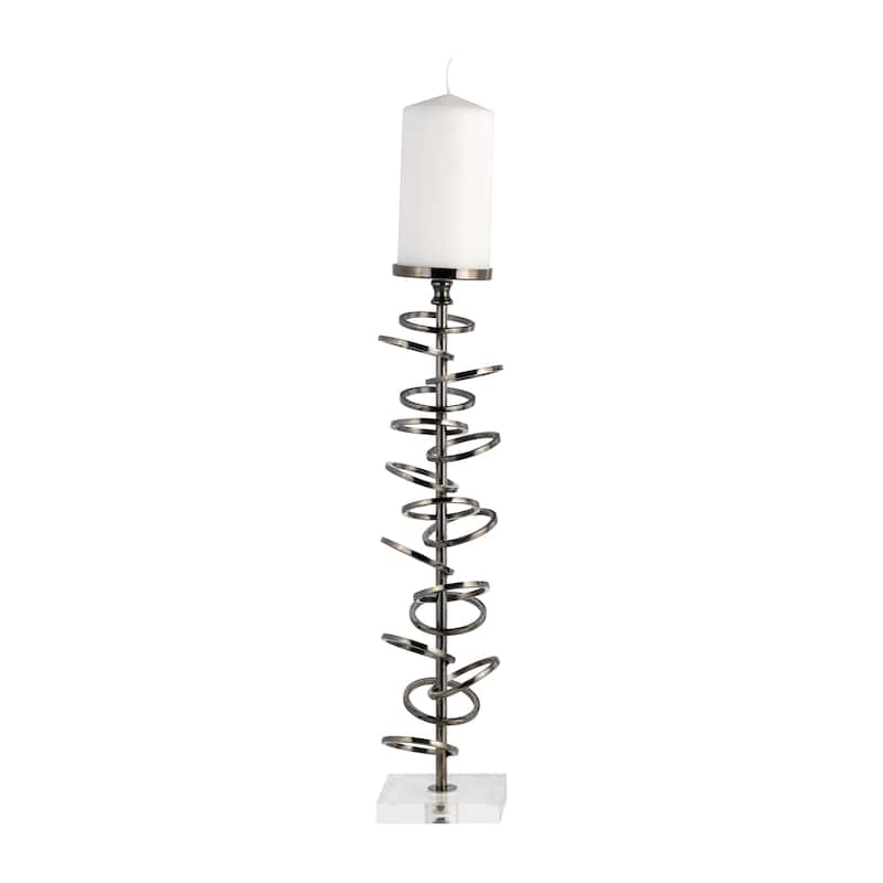 Sagebrook Home Metal Ring Toss Candleholder
