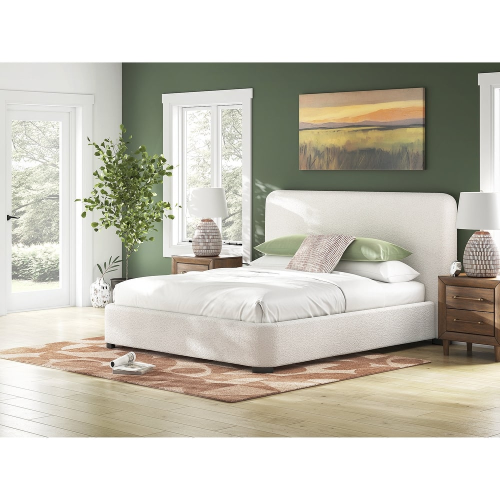 Signature Design by Ashley Whittgate Beige Upholstered Bed