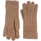 preview thumbnail 30 of 54, Women's Winter Classic Cable Ultra Warm Plush Fleece Lined Knit Gloves