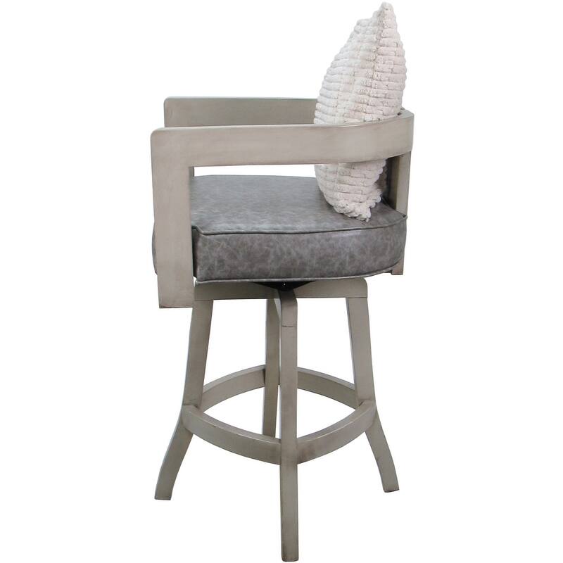 Swivel Wood Counter Bar or Extra Tall Stool - Kadir on S-Base - N/A