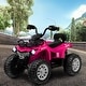 preview thumbnail 29 of 27, 12V Kids Ride On 4 Wheeler with MP3 Music and USB Function - 39" x 24" x 29"(L x W x H)