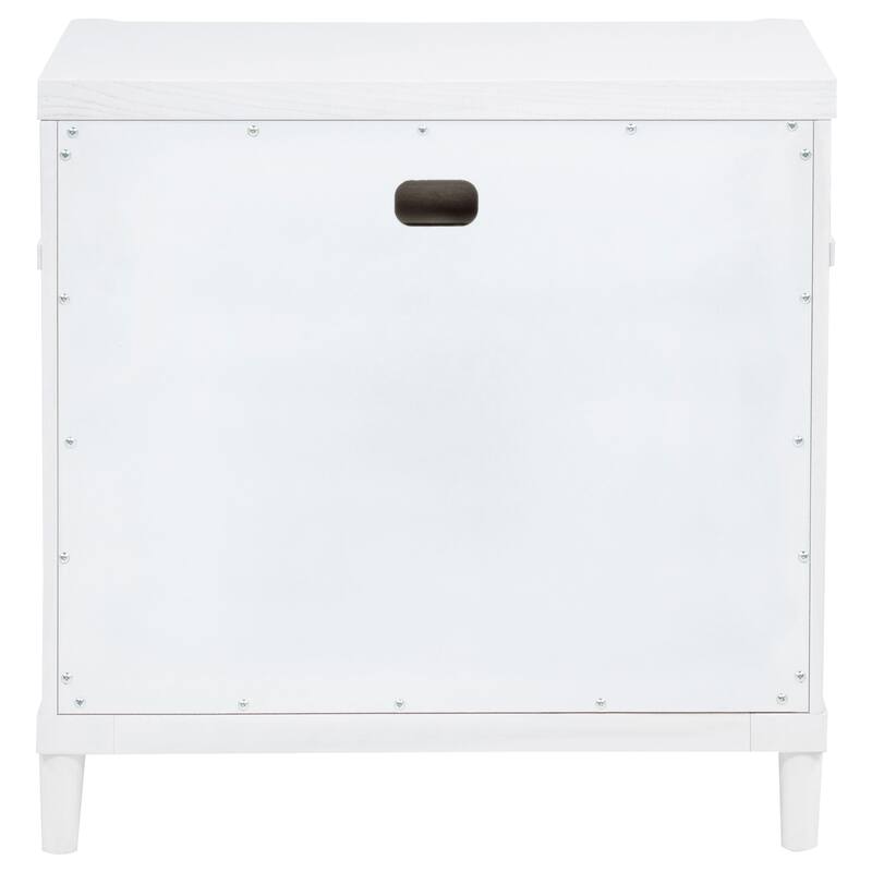 Gracemont 3-drawer Bedroom Nightstand Bedside Table White