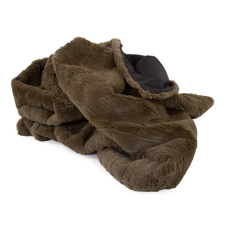 Allan Andrews Faux Angora Throw