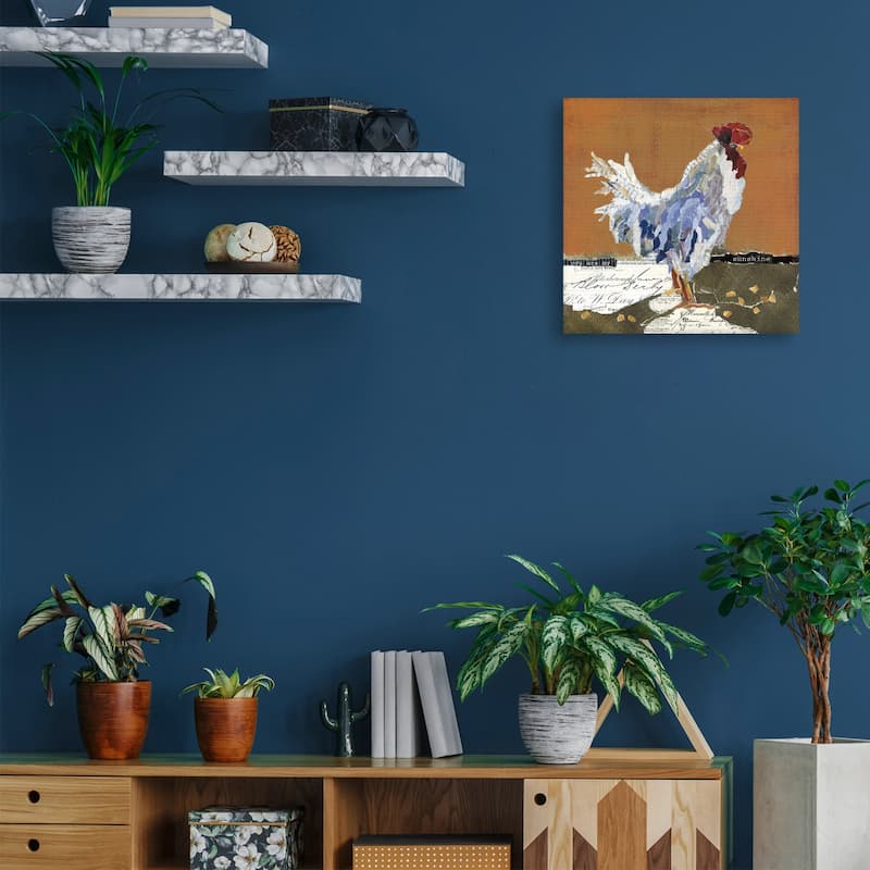 Country Rooster I by Carol Robinson Canvas Art Print