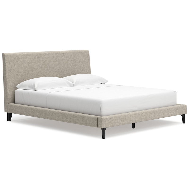 Signature Design by Ashley Cielden Gray California King Upholstered Bed with Roll Slats