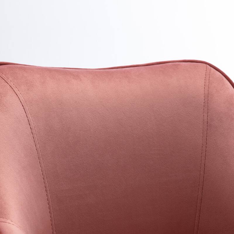 Corvus Braff Velvet Upholstered Adjustable Ergonomic Office Chair