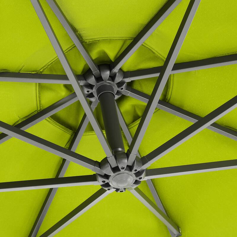 Weller 10-foot Offset Cantilever Hanging Patio Umbrella