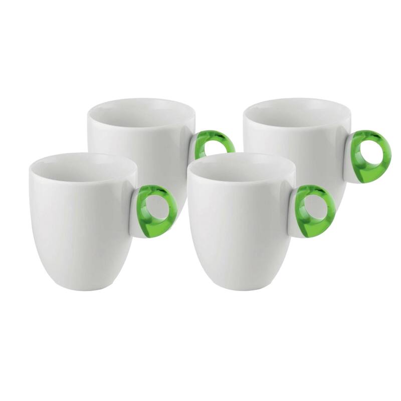Guzzini Set of 4 Everyday Feeling Mugs - Acid Green