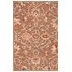 preview thumbnail 6 of 8, SAFAVIEH Handmade Metro Ytje French Country Floral Wool Rug 3' x 5' - Dark Brown/Beige - Rectangle