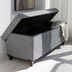 preview thumbnail 8 of 22, Fabric Upholstered Storage Ottoman, Bench for Entryway, Bedroom, Closet