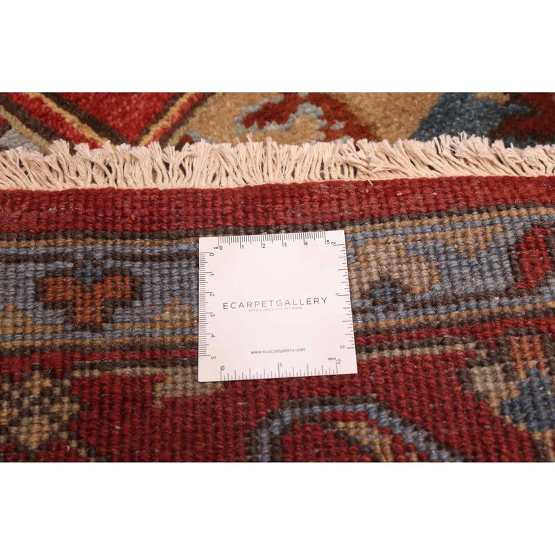 ECARPETGALLERY Hand-knotted Serapi Heritage Red Wool Rug - 7'10 x 9'11