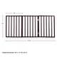 preview thumbnail 37 of 44, 3-Panel Indoor Foldable Dog Gate - 54x24-Inch Wood Freestanding Pet Fence