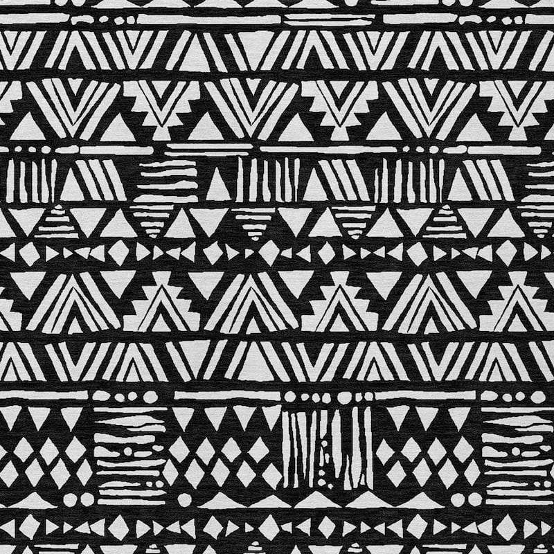 HomeRoots Southwestern Transitional Rectangle Outdoor Rug
