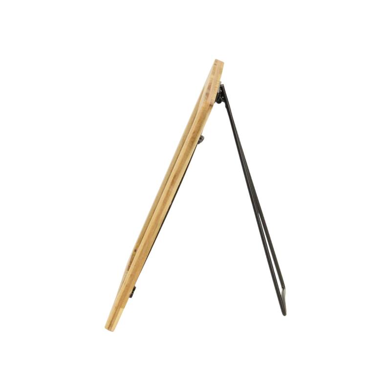 Merridew Brown Wood Framed Metal Earring Hanging Table Easel